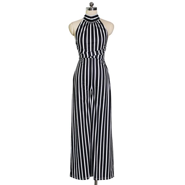 summer 2019 new womens slim chiffon stripe siamese trousers summer women's boho printing sleeveless off shoulder casual elegant maxi dr, Black;white
summer 2019 new womens slim chiffon stripe siamese trousers summer women's boho printing sleeveless off shoulder casual elegant maxi dr, Black;white
