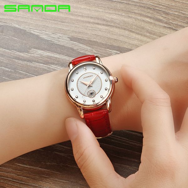 sanda watch womens new calendar fashion crystal watch waterproof leather belt quartz watch jewelry fashion, Slivery;brown
sanda watch womens new calendar fashion crystal watch waterproof leather belt quartz watch jewelry fashion, Slivery;brown