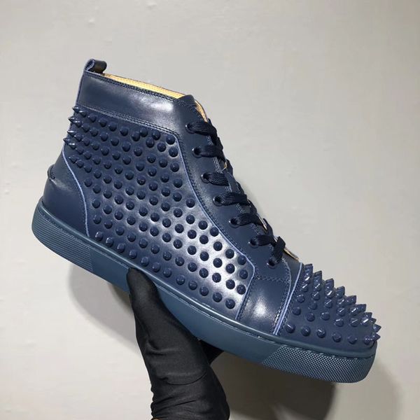 r men women red bottom party genuine leather glittery bottom studded spikes flats shoes fashion luxury casual shoes 35-47, Black
r men women red bottom party genuine leather glittery bottom studded spikes flats shoes fashion luxury casual shoes 35-47, Black