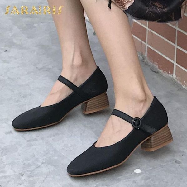 sarairis 2020 new design buckle strap mary janes pumps woman shoes chunky heels concise casual shoes women pumps female, Black
sarairis 2020 new design buckle strap mary janes pumps woman shoes chunky heels concise casual shoes women pumps female, Black