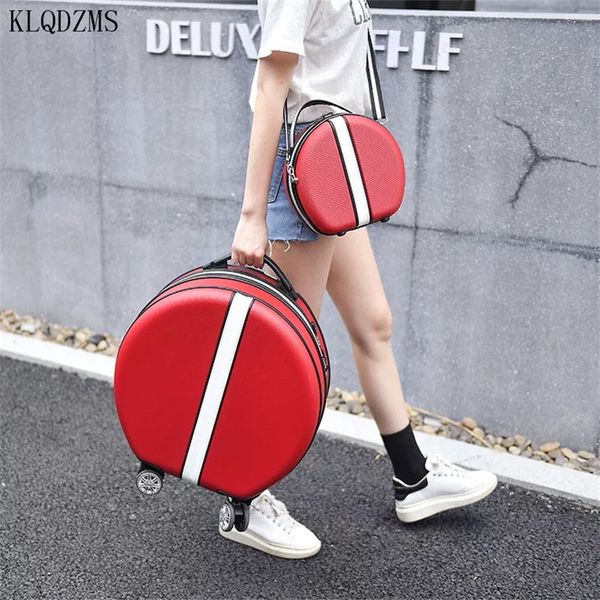 klqdzms 18inch women rolling suitcase with cosmetic case,round abs+pc trolley travel bag universal wheel handbag
klqdzms 18inch women rolling suitcase with cosmetic case,round abs+pc trolley travel bag universal wheel handbag