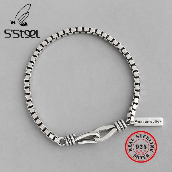 s'steel 925 стерлингового серебра браслеты для женщин мужчины box цепи vintga punk pulseras mujer moda 2019 pulseira прата изящных ювелирных, Golden;silver
s'steel 925 стерлингового серебра браслеты для женщин мужчины box цепи vintga punk pulseras mujer moda 2019 pulseira прата изящных ювелирных, Golden;silver