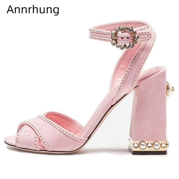 crystal pearl decor square heel sandals women ankle strap cross belt rivet rhinestone buckle suede summer shoes woman, Black
crystal pearl decor square heel sandals women ankle strap cross belt rivet rhinestone buckle suede summer shoes woman, Black