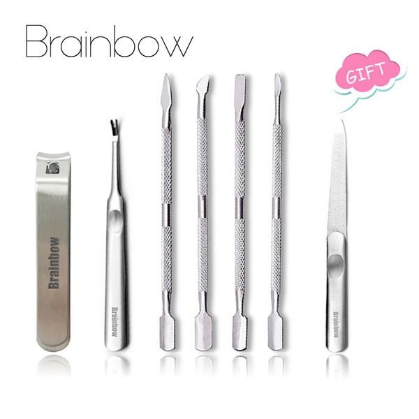 buy 3 get 1 gift brainbow manicure pedicure nail care tools set stainless steel cuticle remover nail fork dead skin clipper
buy 3 get 1 gift brainbow manicure pedicure nail care tools set stainless steel cuticle remover nail fork dead skin clipper