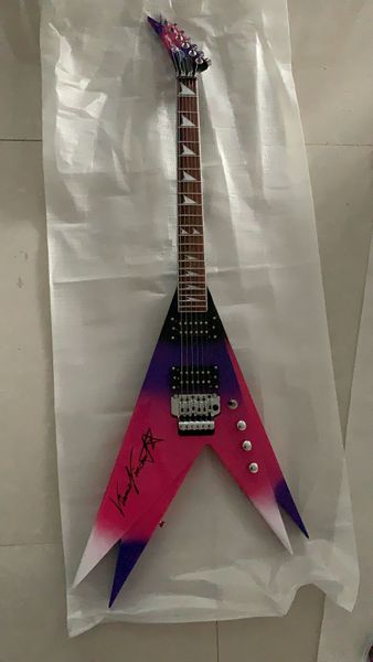 custom roman abstract v twin guitar vinnie vincent model v double v pink electric guitar floyd rose tremolo bridge
custom roman abstract v twin guitar vinnie vincent model v double v pink electric guitar floyd rose tremolo bridge