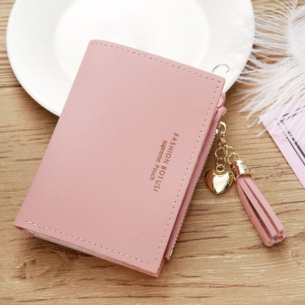tassel женщины wallet малый милый бумажник женщин короткие кожаные кошельки на молнии кошельки portefeuille женский кошелек, Red;black
tassel женщины wallet малый милый бумажник женщин короткие кожаные кошельки на молнии кошельки portefeuille женский кошелек, Red;black