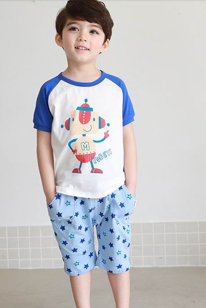 Children 039 hort leeved uit ummer baby ummer clothe baby clothe child boy foreign children 039 clothing female tide