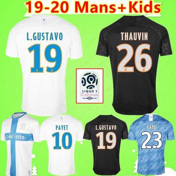 and kids 19 20 olympique de marseille soccer jerseys 2019 2020 marseille maillot de foot benedetto camisetas thauvin football shirts, Black;yellow
and kids 19 20 olympique de marseille soccer jerseys 2019 2020 marseille maillot de foot benedetto camisetas thauvin football shirts, Black;yellow