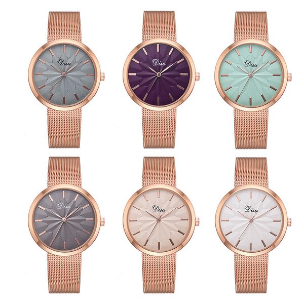 women wristwatch luxury bracelet quartz watches stainless steel mesh belt fashion pink clock gift ladies wrist watch, Slivery;brown
women wristwatch luxury bracelet quartz watches stainless steel mesh belt fashion pink clock gift ladies wrist watch, Slivery;brown