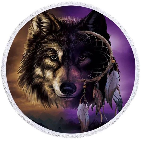 bedding outlet wolf beach towel dreamcatcher round 3d mountain scenery tassel carpet bedroom purple brown animals yoga mat 150cm
bedding outlet wolf beach towel dreamcatcher round 3d mountain scenery tassel carpet bedroom purple brown animals yoga mat 150cm