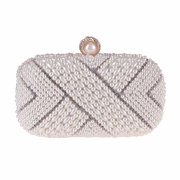 2018 new fashion pearl beading evening party clutch for women wedding bridal flap female crystal metal hasp handbag shoulder bag
2018 new fashion pearl beading evening party clutch for women wedding bridal flap female crystal metal hasp handbag shoulder bag