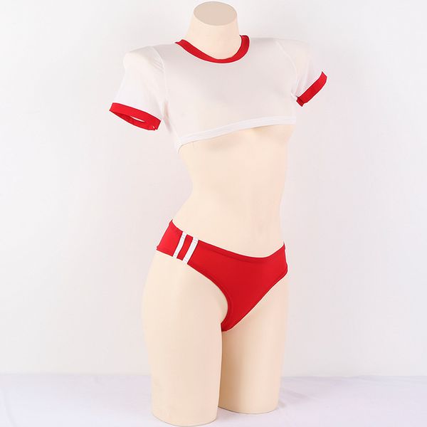 japanese style anime cosplay costume open crotch japanese schoolgirl uniform cheer leading roleplay lingerie set, Red;black
japanese style anime cosplay costume open crotch japanese schoolgirl uniform cheer leading roleplay lingerie set, Red;black