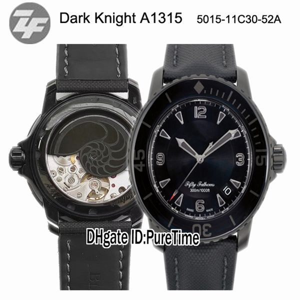 new zf fifty fathoms 5015-11c30-52a a1315 automatic mens watch pvd dark knight black dial edition sail-canvas strap 50 fathoms puretime, Slivery;brown
new zf fifty fathoms 5015-11c30-52a a1315 automatic mens watch pvd dark knight black dial edition sail-canvas strap 50 fathoms puretime, Slivery;brown