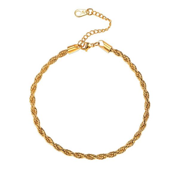 u7 women girls barefoot jewelry gold stainless steel charm rope chain anklet foot bracelet 22-27 cm long a334, Red;blue
u7 women girls barefoot jewelry gold stainless steel charm rope chain anklet foot bracelet 22-27 cm long a334, Red;blue