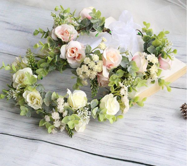 bridal flowers crown handmade wreath children girls simulation rose eucalyptus leaf vegetable garlands kids party hair accessoires v071, Slivery;white
bridal flowers crown handmade wreath children girls simulation rose eucalyptus leaf vegetable garlands kids party hair accessoires v071, Slivery;white