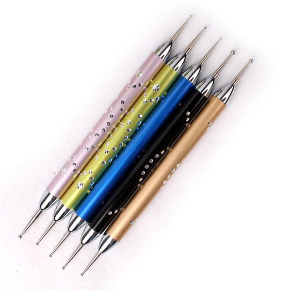 5pcs/set nail art dotting pen double-head diy nail manicure dotting pen nails makeup tools, Silver
5pcs/set nail art dotting pen double-head diy nail manicure dotting pen nails makeup tools, Silver