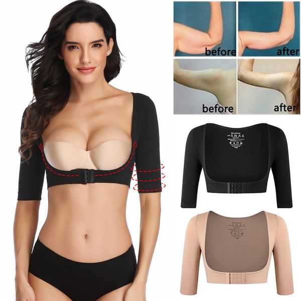 upper arm shaper slimmer posture corrector women body compression sleeves shapewear seamless corrective underwear slimming, Black;white
upper arm shaper slimmer posture corrector women body compression sleeves shapewear seamless corrective underwear slimming, Black;white