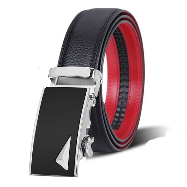 mens business style belt leather strap male belt automatic buckle belts for men girdle belts for jeans, Black;brown 
mens business style belt leather strap male belt automatic buckle belts for men girdle belts for jeans, Black;brown