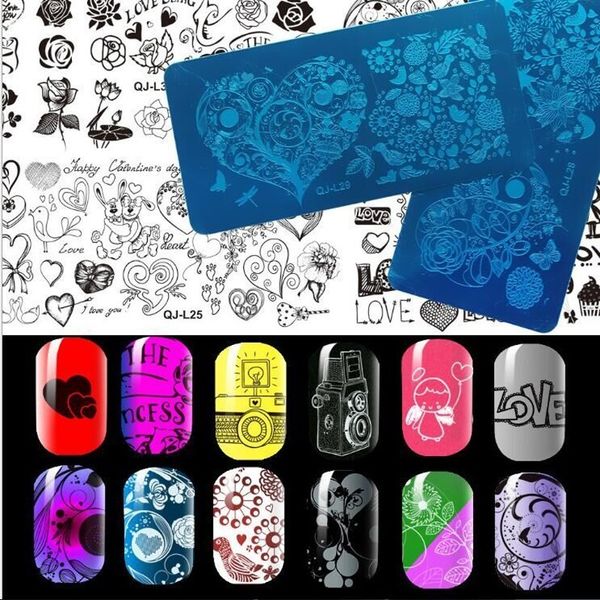 fashion stamp flower nail stamping plates image stainless steel plate image diy nail art templates beauty nail art, White
fashion stamp flower nail stamping plates image stainless steel plate image diy nail art templates beauty nail art, White