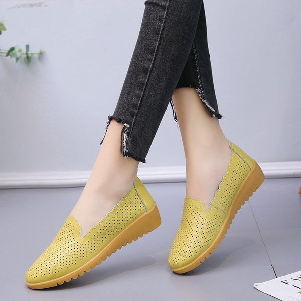 new women shoes woman ballet flats hollow genuine leather flat shoes slip on soft bottom comfortable solid casual work, Black
new women shoes woman ballet flats hollow genuine leather flat shoes slip on soft bottom comfortable solid casual work, Black