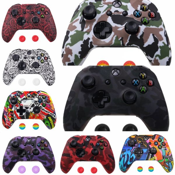 hybnf silicone protective skin case for s one x xbox controller protector cover transfer printing camouflage water grips caps
hybnf silicone protective skin case for s one x xbox controller protector cover transfer printing camouflage water grips caps