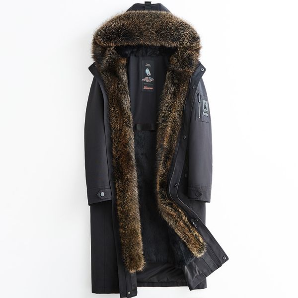 2019 winter long windbreaker real mink fur coats hooded jackets real fur parkas mens clothes snow raccoon fur collar plus size 4xl, Black
2019 winter long windbreaker real mink fur coats hooded jackets real fur parkas mens clothes snow raccoon fur collar plus size 4xl, Black