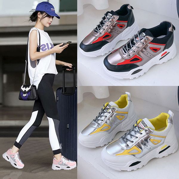 dad shoes women's 2019 autumn and winter new style korean-style versatile low-shoes platform thick bottomed casual spo, Black
dad shoes women's 2019 autumn and winter new style korean-style versatile low-shoes platform thick bottomed casual spo, Black