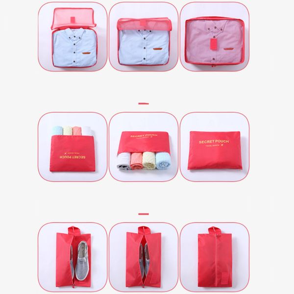 ruputin 7pcs/set travel organizer storage bags portable luggage organizer clothes tidy pouch suitcase packing set storage cases
ruputin 7pcs/set travel organizer storage bags portable luggage organizer clothes tidy pouch suitcase packing set storage cases