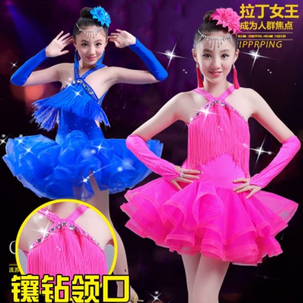 children's latin dance skirt girls latin tassel costumes children's competition dance clothes bright diamonds children, Black;red
children's latin dance skirt girls latin tassel costumes children's competition dance clothes bright diamonds children, Black;red