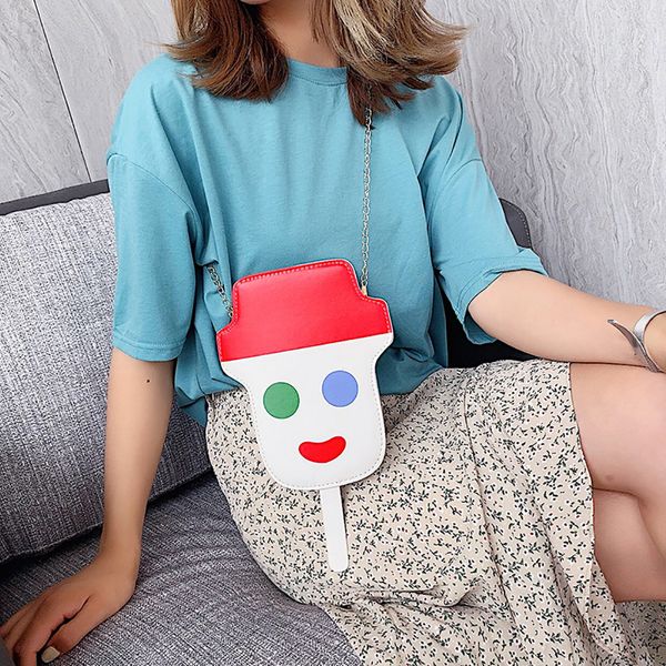 women chic casual personality wild college messenger bag chain snowman ice cream bag bolsa feminina pequena da mini 50
women chic casual personality wild college messenger bag chain snowman ice cream bag bolsa feminina pequena da mini 50