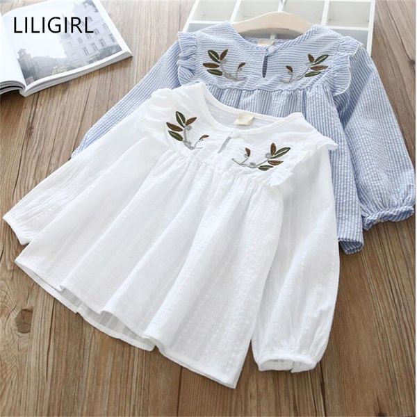 liligirl 2019 новая весна девушки вышивки рубашки с длинными рукавами детские детская школа униформа рубашки топы для детей блузка одежда, White;black
liligirl 2019 новая весна девушки вышивки рубашки с длинными рукавами детские детская школа униформа рубашки топы для детей блузка одежда, White;black