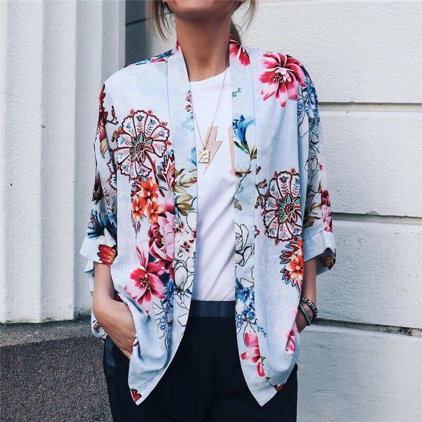 spring womens floral casual jacket coat ladies fashion new outwear suits cardigans females new clothing 2019, White;black
spring womens floral casual jacket coat ladies fashion new outwear suits cardigans females new clothing 2019, White;black