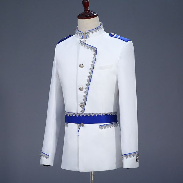 singer dancer costumes outerwear white blazer male formal dress fashion uniform prom bar male clothes suit new jacket and pant, White;black
singer dancer costumes outerwear white blazer male formal dress fashion uniform prom bar male clothes suit new jacket and pant, White;black