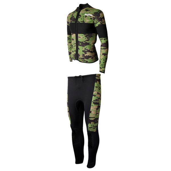 2.5mm neoprene warm super stretch scuba diving wetsuit snorkeling surfing front zipper jacket with long pants trousers s-xxl
2.5mm neoprene warm super stretch scuba diving wetsuit snorkeling surfing front zipper jacket with long pants trousers s-xxl