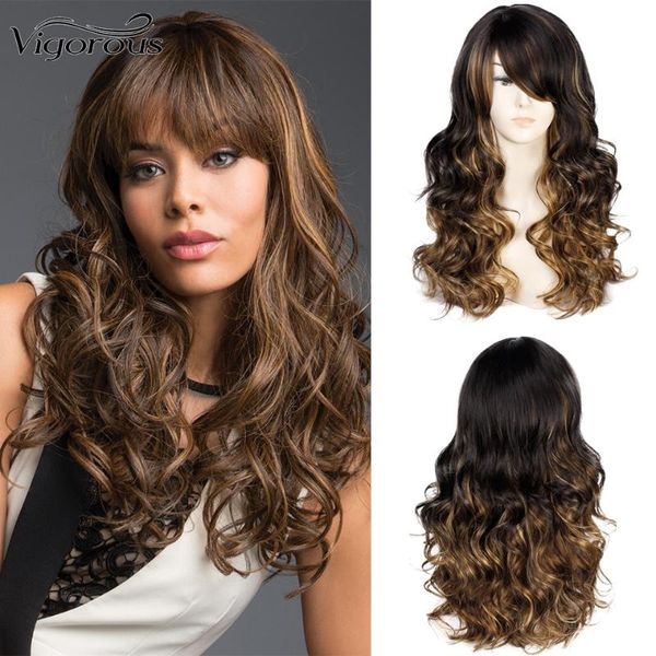 энергичные женские парики волнистый парик синтетический длинный парик ombre черные светлые волосы с челкой термостойкое волокно, Black
энергичные женские парики волнистый парик синтетический длинный парик ombre черные светлые волосы с челкой термостойкое волокно, Black