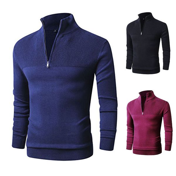 100% cotton pollovers sweater men casual sweater pull homme knitted pullovers zipper turtleneck long sleeve knitwear 3xl, White;black
100% cotton pollovers sweater men casual sweater pull homme knitted pullovers zipper turtleneck long sleeve knitwear 3xl, White;black