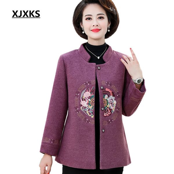 xjxks exquisite embroidery plus size women cardigan coat 2019 autumn winter new comfortable wool knitted women woolen coat, Black
xjxks exquisite embroidery plus size women cardigan coat 2019 autumn winter new comfortable wool knitted women woolen coat, Black