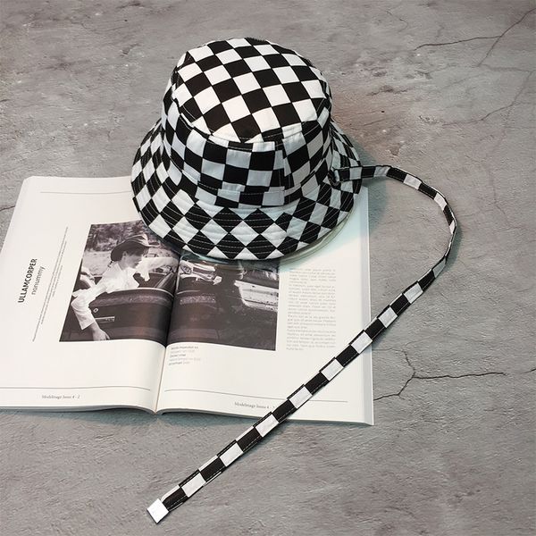 2019 новый хлопок черный и белый lattice bucket hat рыбак hat sun cap шляпы для мужчин и женщин длинные drift пояса
2019 новый хлопок черный и белый lattice bucket hat рыбак hat sun cap шляпы для мужчин и женщин длинные drift пояса