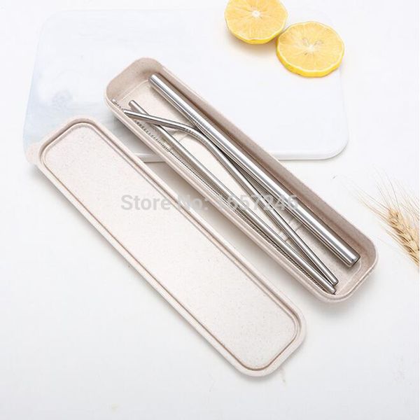 drinking straws box packing 3 in 1 stainless steel metal straw reusable bend indent / straight straws+cleaner brush for mugs 100sets
drinking straws box packing 3 in 1 stainless steel metal straw reusable bend indent / straight straws+cleaner brush for mugs 100sets