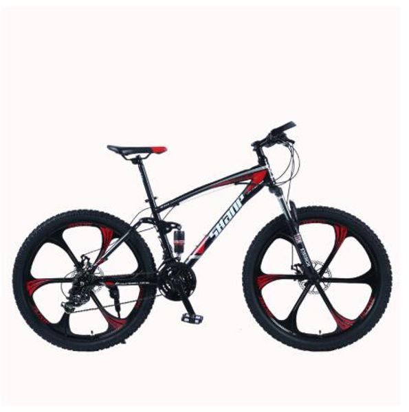 shanp mountain bike steel frame full suspension frame mechanical disc brake 24 speed shimano 26" alloy wheels
shanp mountain bike steel frame full suspension frame mechanical disc brake 24 speed shimano 26" alloy wheels