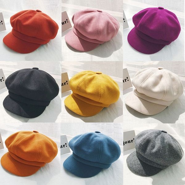 female autumn winter hats for women men octagonal cap painter hat vintage england feminina cap beret, Blue;gray
female autumn winter hats for women men octagonal cap painter hat vintage england feminina cap beret, Blue;gray