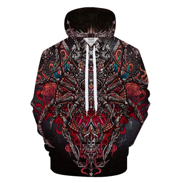 autumn beatles even hoodie spider human skeleton printing easy bring hat lovers sweater, Black
autumn beatles even hoodie spider human skeleton printing easy bring hat lovers sweater, Black