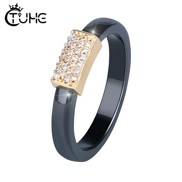 gold color rings for women healthy black white pink ceramic rings with bling crystal 3mm width jewelry anniversary gift whoesale, Golden;silver
gold color rings for women healthy black white pink ceramic rings with bling crystal 3mm width jewelry anniversary gift whoesale, Golden;silver
