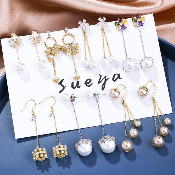dangle & chandelier 925 silver needle earrings korea trend girls zircon pearl earrings jewerly net red explosion models temperament ladys wo
dangle & chandelier 925 silver needle earrings korea trend girls zircon pearl earrings jewerly net red explosion models temperament ladys wo
