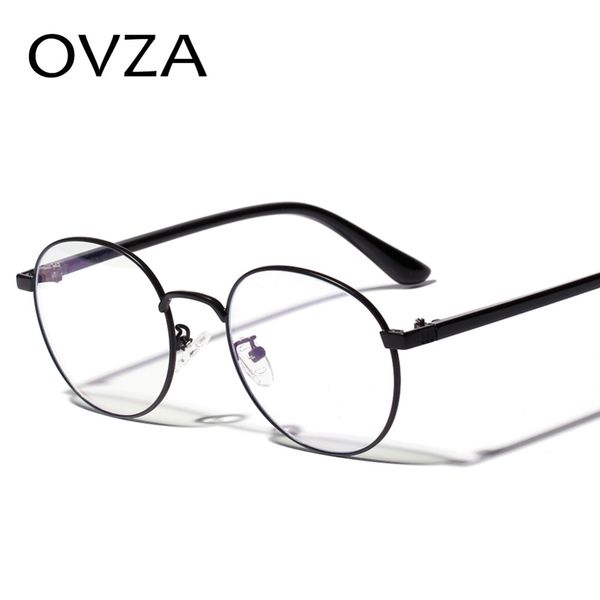 ovza round metal glasses frames for womens mens fashion eyeglasses frame clear lens glasses circle s6085, Black
ovza round metal glasses frames for womens mens fashion eyeglasses frame clear lens glasses circle s6085, Black
