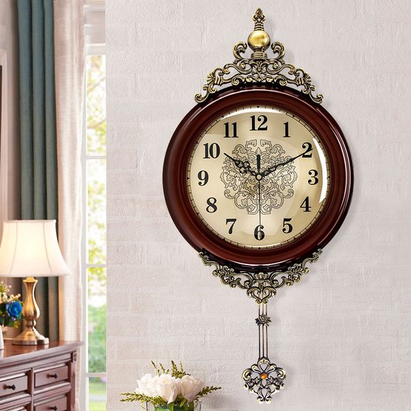 european antique wooden wall clocks pendulum decor silent quartz movement art edge wall pendulum classical clock horloge
european antique wooden wall clocks pendulum decor silent quartz movement art edge wall pendulum classical clock horloge