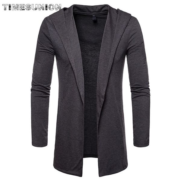 men hooded long style cardigan 2020 spring and autumn x-long knit sweater jackets solid color sweatercoat, White;black
men hooded long style cardigan 2020 spring and autumn x-long knit sweater jackets solid color sweatercoat, White;black