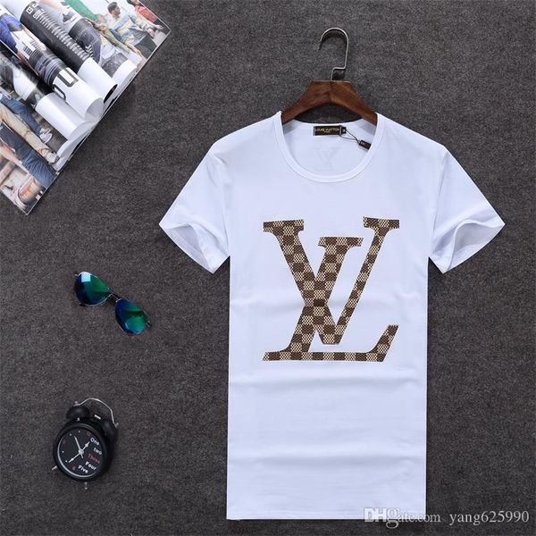 2020 mens designers t shirts summer fashion mens womens clothing casual streetwear t shirt 100% cotton neck short sleeve tee #017, White;black
2020 mens designers t shirts summer fashion mens womens clothing casual streetwear t shirt 100% cotton neck short sleeve tee #017, White;black