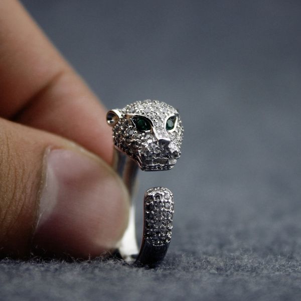 leopard head ring female 925 silver open rings gift for women vintage fine jewelry
leopard head ring female 925 silver open rings gift for women vintage fine jewelry
