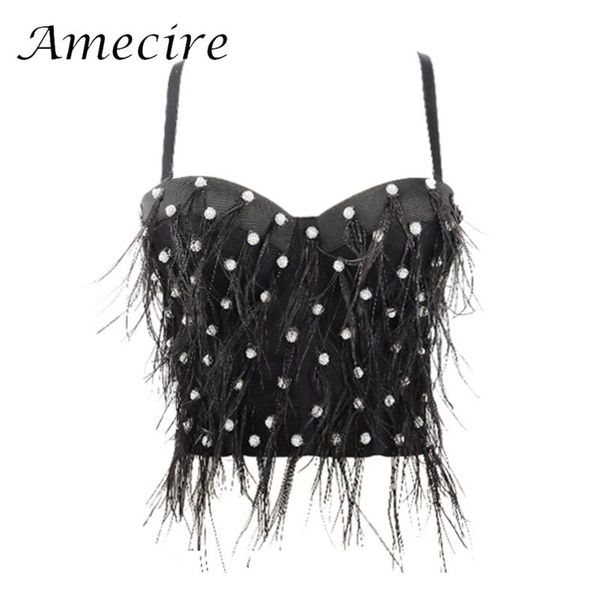 amecire club queen stage cami bustier bra crop chic diamond feathers tassel celebrity wear fashion streetwear, White
amecire club queen stage cami bustier bra crop chic diamond feathers tassel celebrity wear fashion streetwear, White